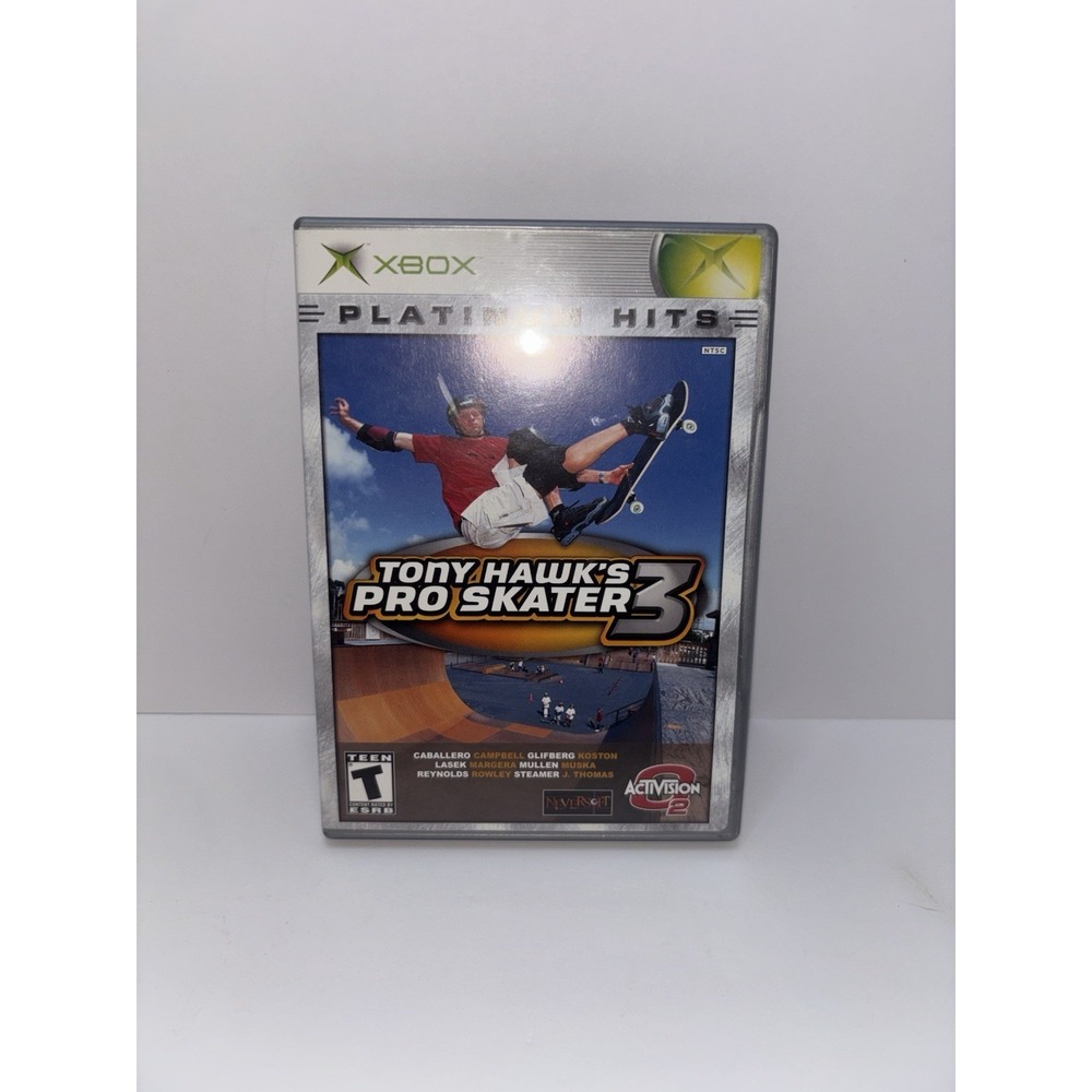 Tony Hawk's Pro Skater 3 (Microsoft Xbox, 2002) Platinum Edition CIB - Picture 1 of 2